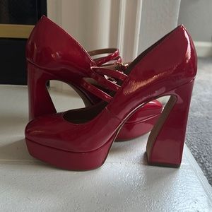 Patent leather red Mary Jane’s